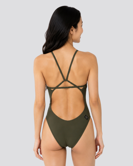Perry Fixed-Back Onesie | Army