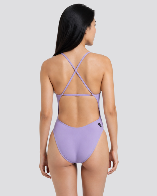 Brandon Fixed-Back Onesie | Lavender