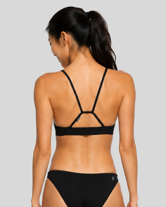Mara Bikini Swim Top | Black