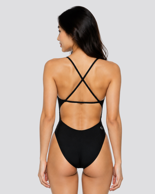 Brandon Fixed-Back Onesie | Black