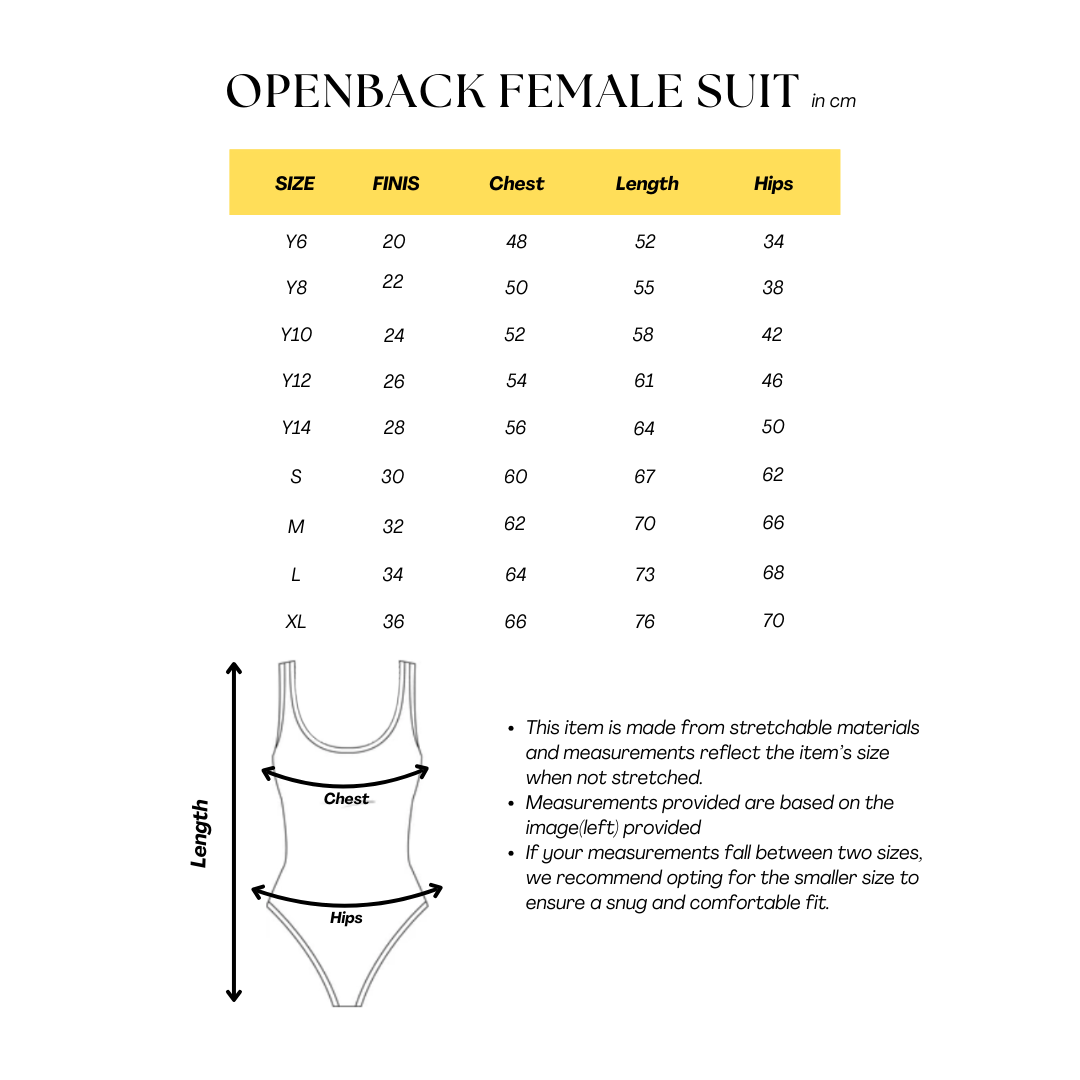 EAGLE CLUB OPENBACK FEMALE SUIT