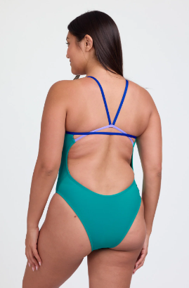 Contrast Perry Onesie | Ocean / Blueberry / Lavender