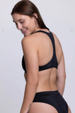 Aster Bikini Swim Top | Black