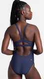 Caroline Fixed-Back Onesie | Navy