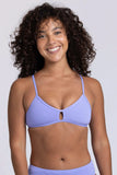 Vent Bikini Swim Top | Lavender