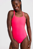 Caroline Fixed-Back Onesie | Hot Pink