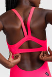 Caroline Fixed-Back Onesie | Hot Pink