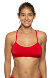 Heidi Bikini Swim Top | Red