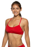 Heidi Bikini Swim Top | Red