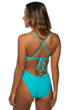 Jackson Tie-Back Onesie | Hawaii Blue