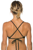 Triangle Bikini Swim Top | Black