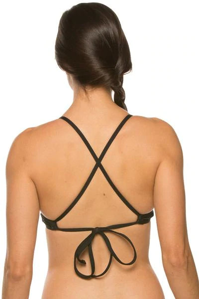 Tomcat Bikini Swim Top | Black