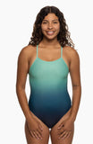 Gradient Jackson Tie-Back Onesie | Midnight Palm