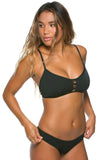 Tomcat Bikini Swim Top | Black