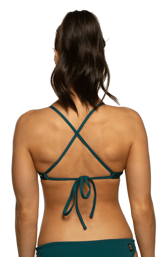 Triangle Bikini Swim Top | Peacock