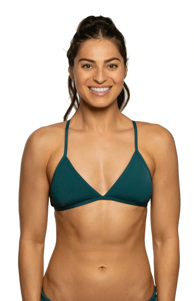 Triangle Bikini Swim Top | Peacock
