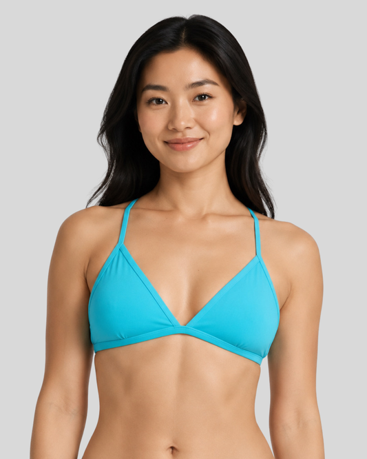 Triangle Bikini Swim Top | Hawaii Blue