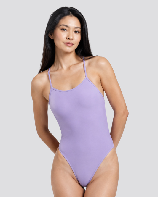 Brandon Fixed-Back Onesie | Lavender