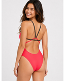 Perry Fixed-Back Onesie | Strawberry & Pop Dots
