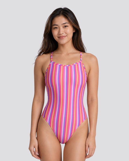 Printed Perry Fixed-Back Onesie | Trixi