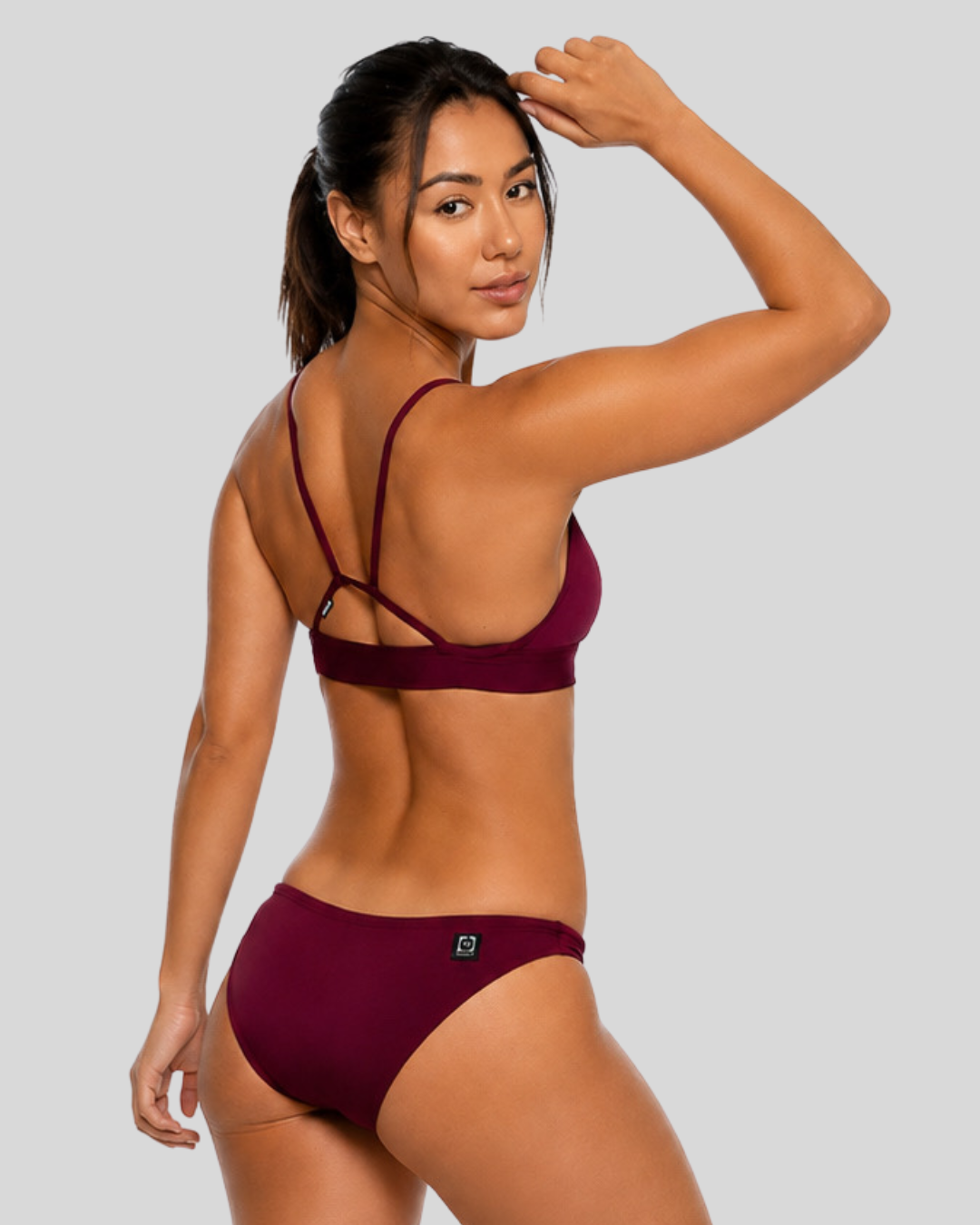 Mara Bikini Swim Top | Cabernet