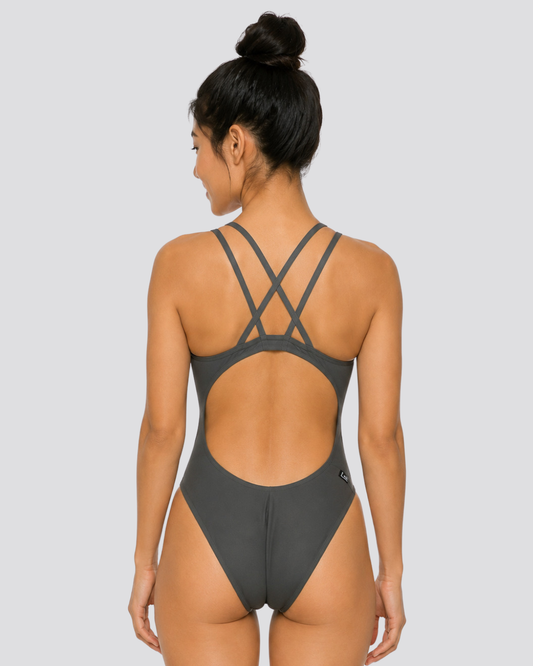 Murray Fixed-Back Onesie | Asphalt