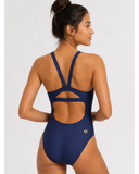 Caroline Fixed-Back Onesie | Navy