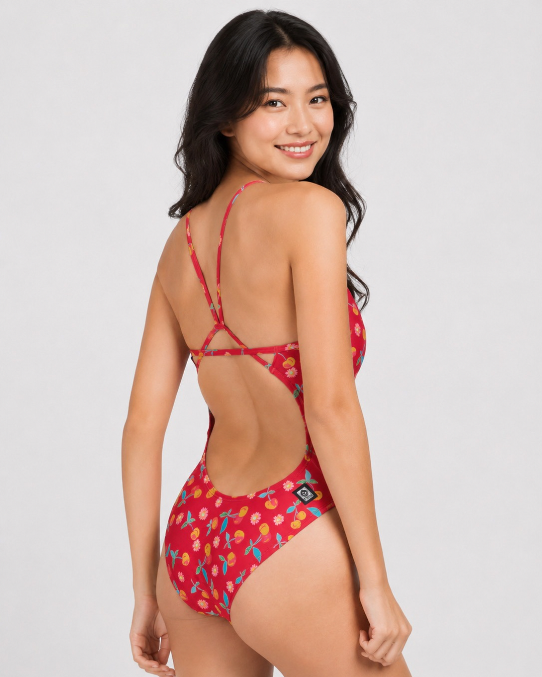 Printed Perry Fixed-Back Onesie | Tart