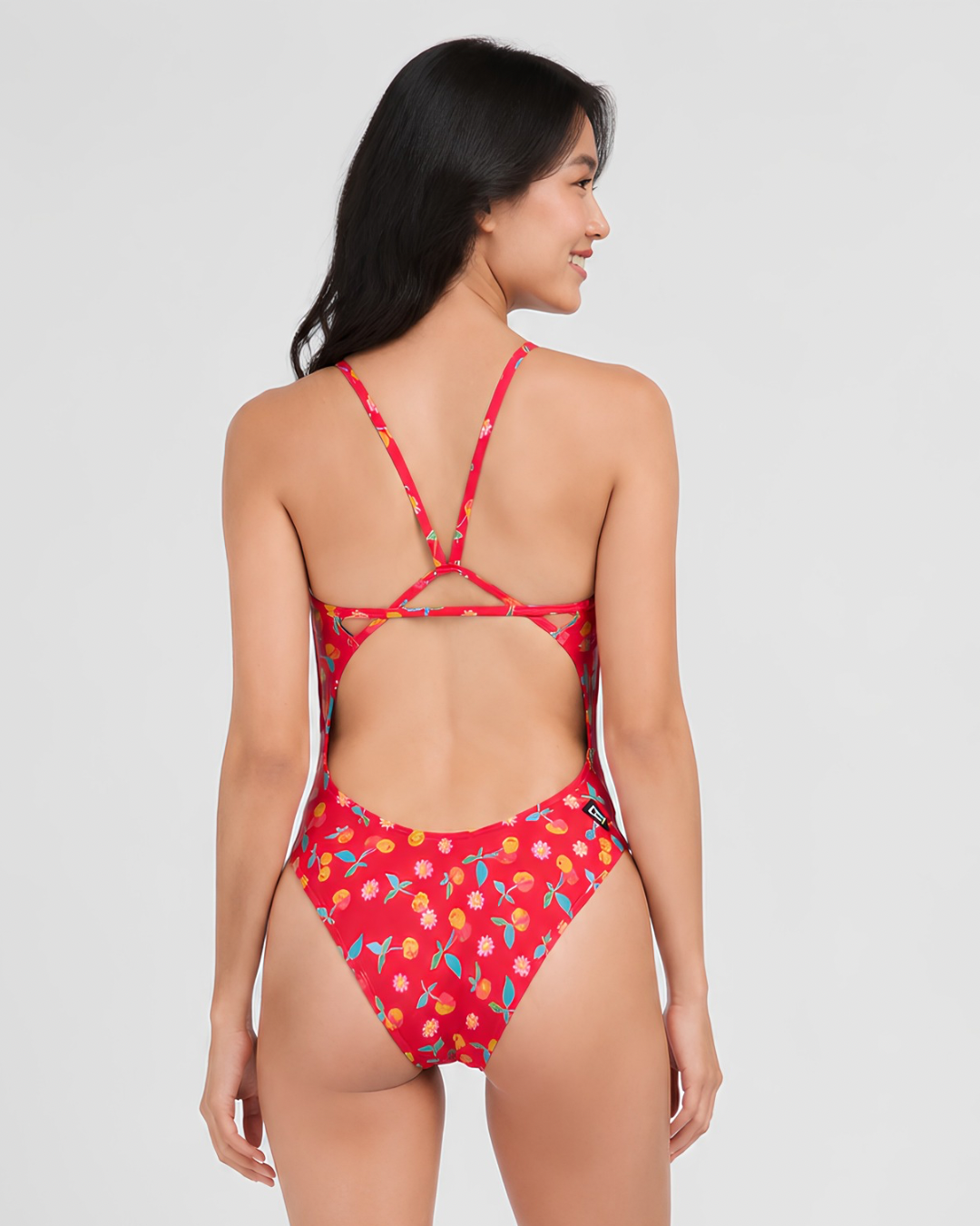 Printed Perry Fixed-Back Onesie | Tart