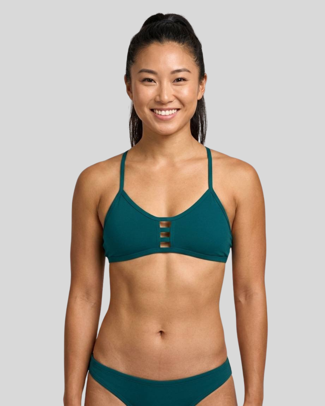 Tomcat Bikini Swim Top | Peacock