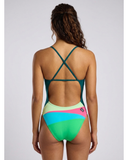 Contrast Melisse | Peacock & Mint & Hot Pink
