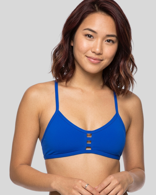 Tomcat Bikini Swim Top | Blueberry