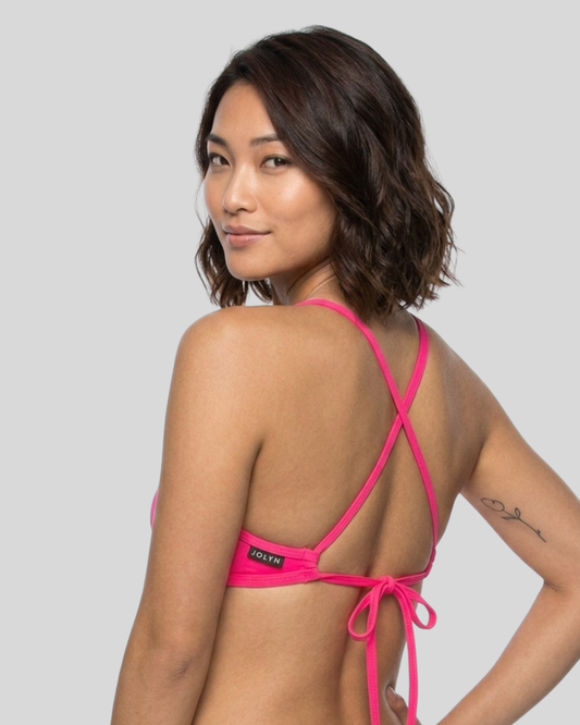 Tomcat Bikini Swim Top | Hot Pink