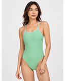 Contrast Perry Onesie | Green Apple & Huckleberry & Sour Grape
