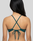 Tomcat Bikini Swim Top | Peacock