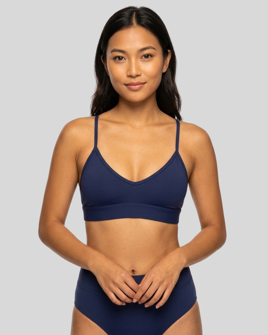 Mara Bikini Swim Top | Navy