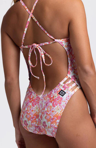 Printed Gavin Tie-Back Onesie | Floramelon