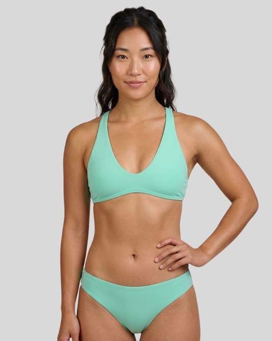 Doris Bikini Swim Top | Mint Tulip