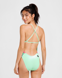 Contrast Julian Onesie | Mint & Hot Pink & Keylime & Hawaii Blue & Paddle
