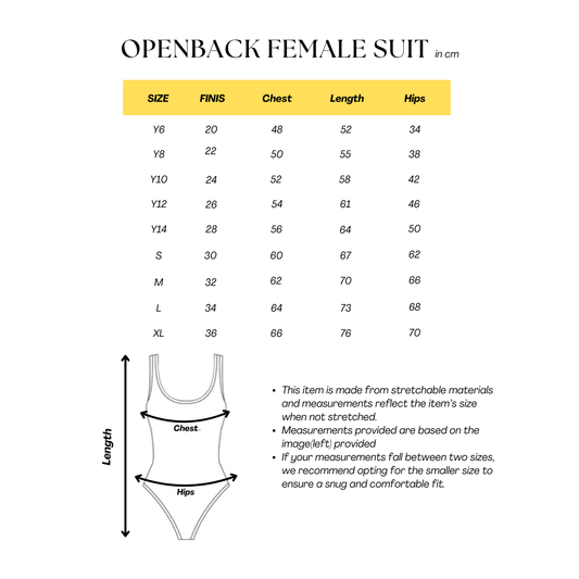 EAGLE CLUB OPENBACK FEMALE SUIT