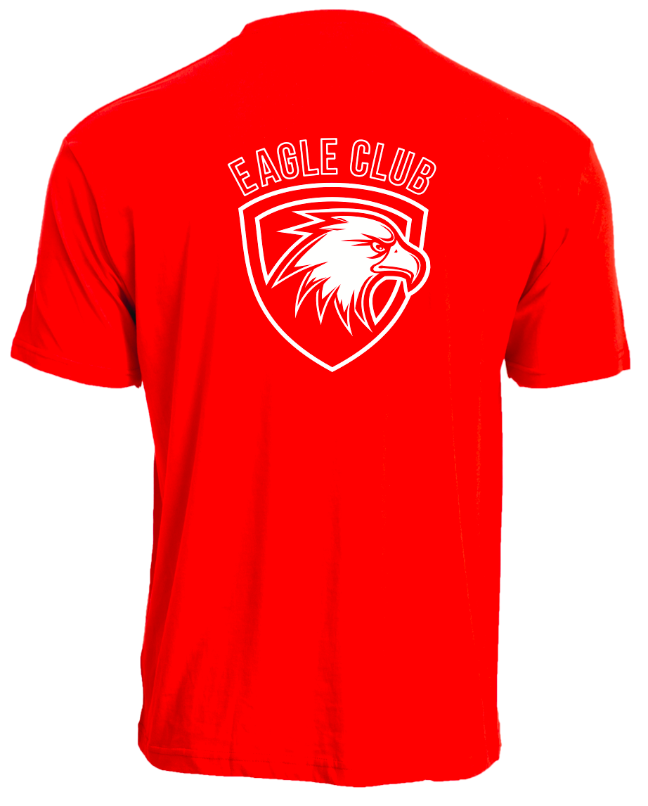 EAGLE UNISEX T-SHIRT |  SWIMMING (NAVY/RED)