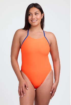 Contrast Brandon Fixed-Back Onesie | Sun / Blueberry
