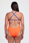 Contrast Brandon Fixed-Back Onesie | Sun / Blueberry
