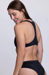 Aster Bikini Swim Top | Black