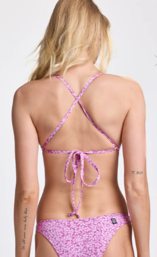 Lily Ribbed Bikini Swim Top | Calypso