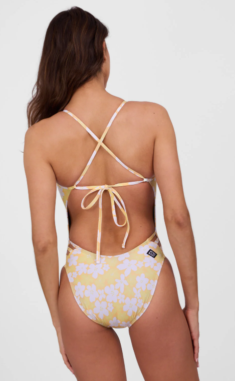 Printed Gavin Tie-Back Onesie | Joyful