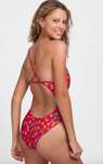 Printed Perry Fixed-Back Onesie | Tart