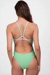 Contrast Perry Onesie | Green Apple & Huckleberry & Sour Grape