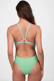Contrast Perry Onesie | Green Apple & Huckleberry & Sour Grape
