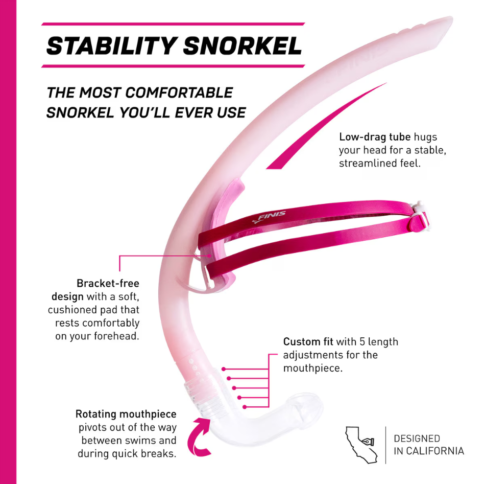 STABILITY SNORKEL: SPEED | BRACKETLESS™ COMPETITIVE SNORKEL